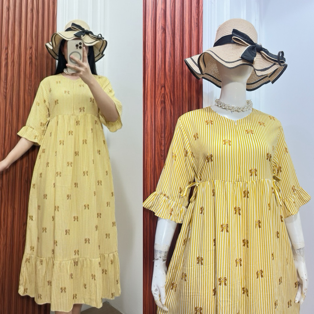 LAURA DRESS (PO)/ PREMIUM RAYON DRESS/ 3/4 SLEEVE DRESS