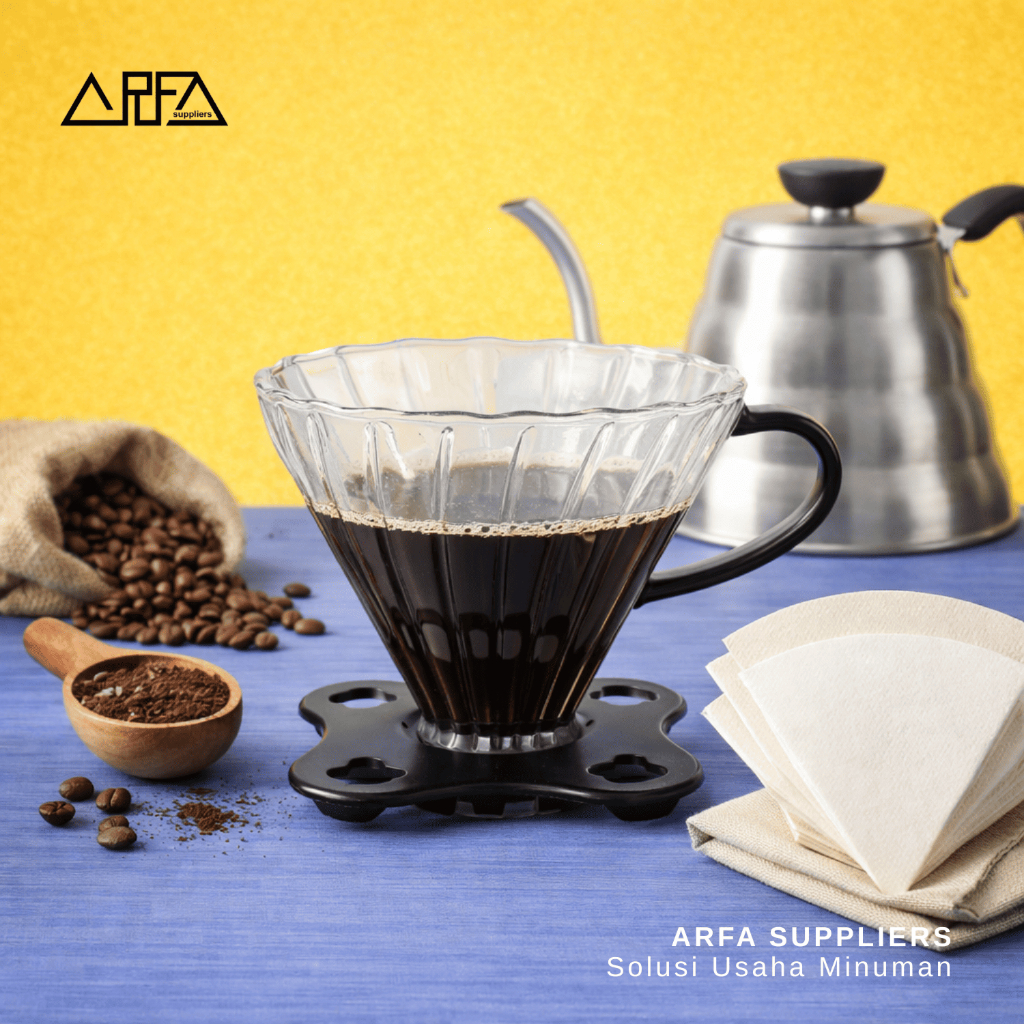 VD30P Dripper โปร่งใส V60 พลาสติกหนึ่งสองถ้วย