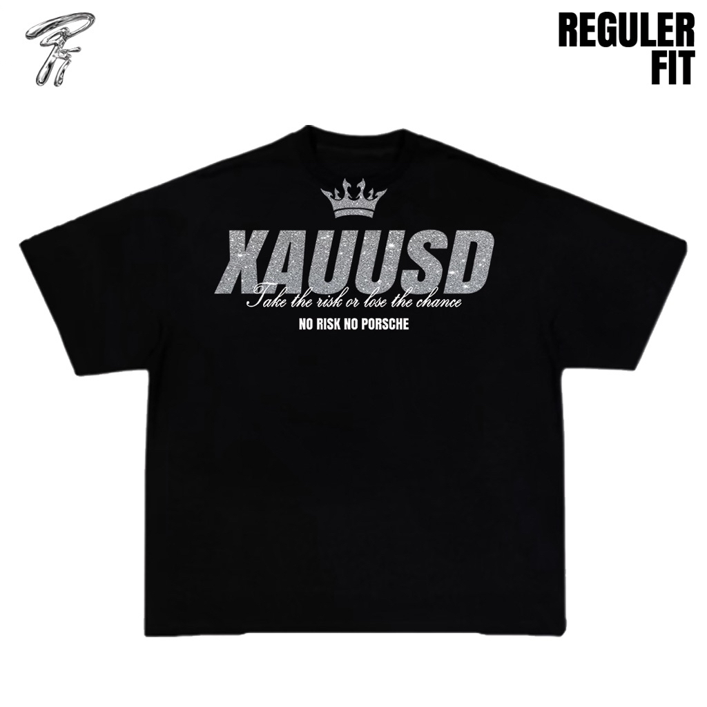 KATUN Flaming Studio - เสื้อยืด XAUUSD - ผ้าฝ้ายหวีหนา 20s