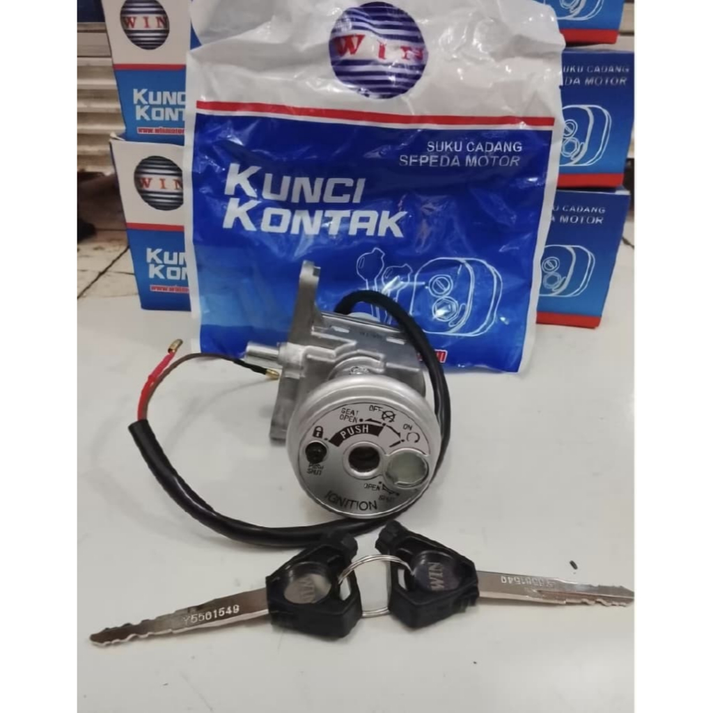 กุญแจจุดระเบิดครบชุดสําหรับ Mio M3, MIO J คุณภาพดี ยี่ห้อ WIN