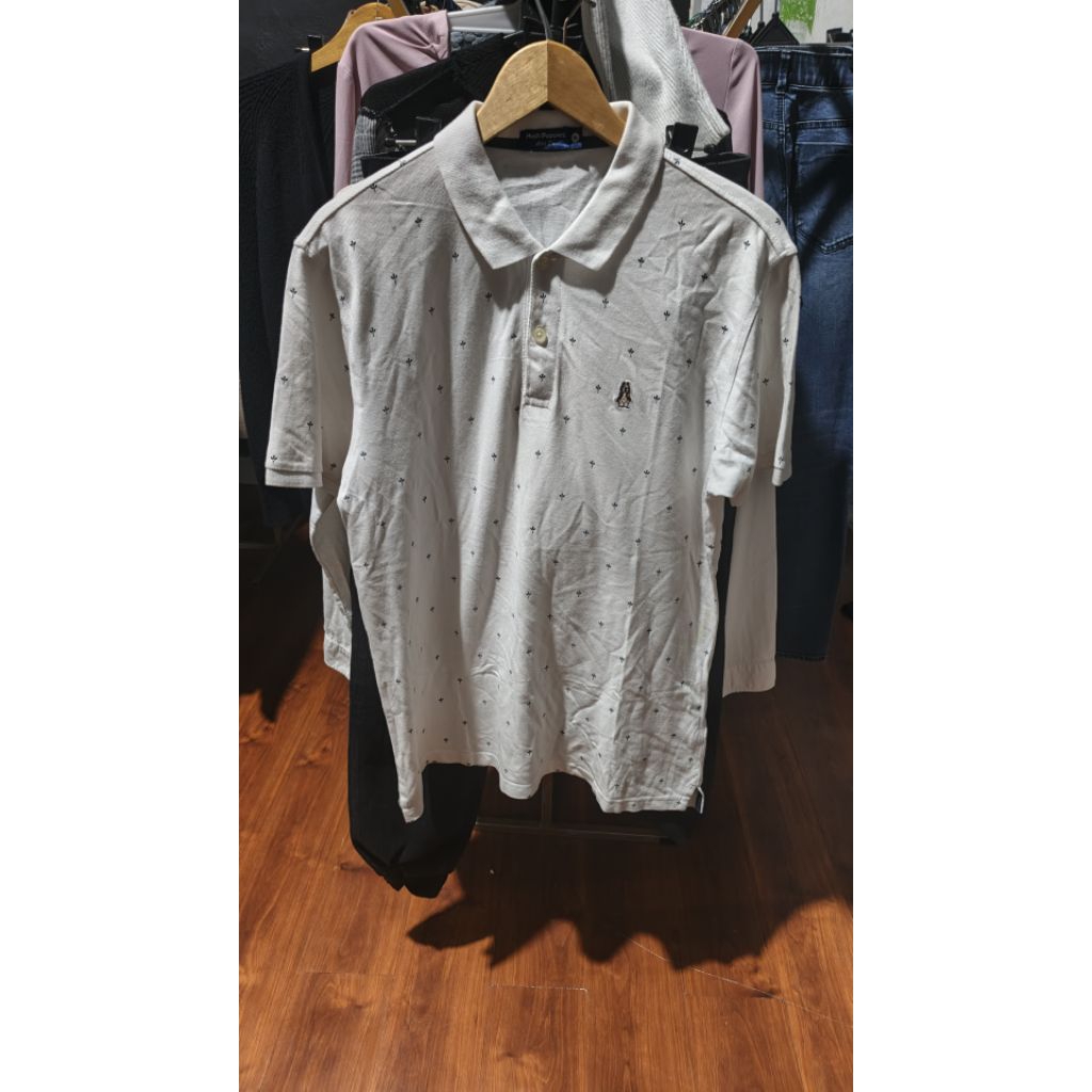HUSH PUPPIES เสื้อคอปกโปโล Ple hush Puppy ไซส์ l