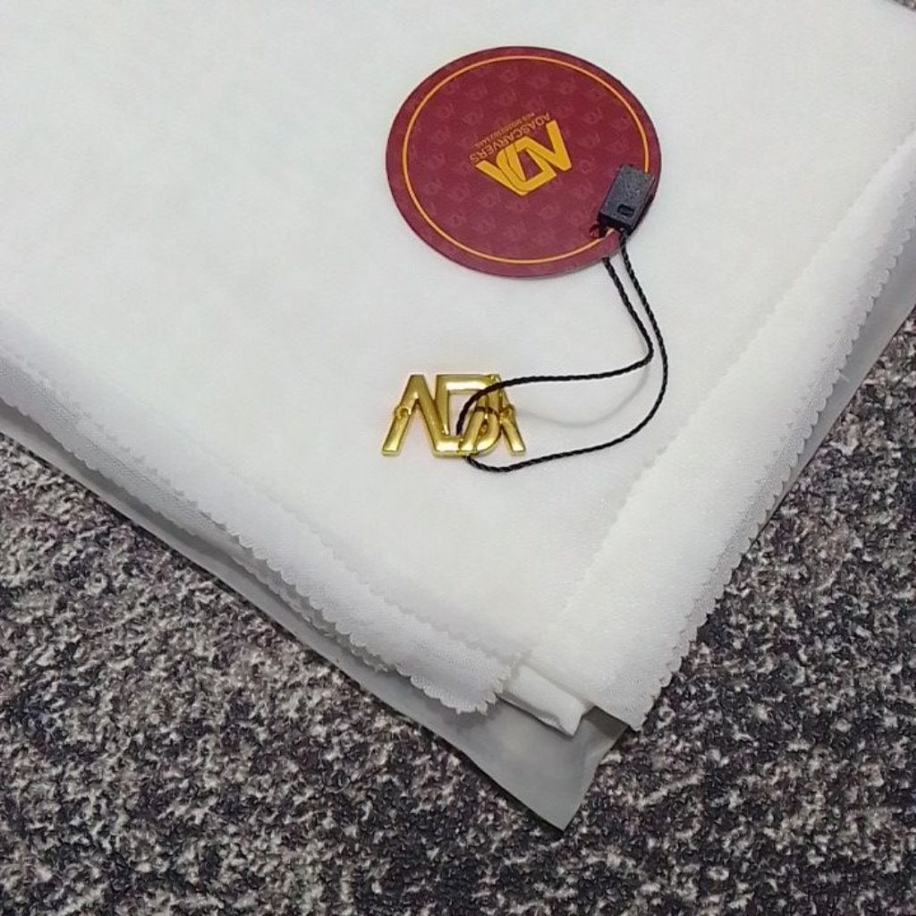 [AZ] (ADA SCARVES) HIJAB IS THE CROWN OF THE MUSLIM WOMEN / LASER CUT SQUARE HIJAB / HIJAB