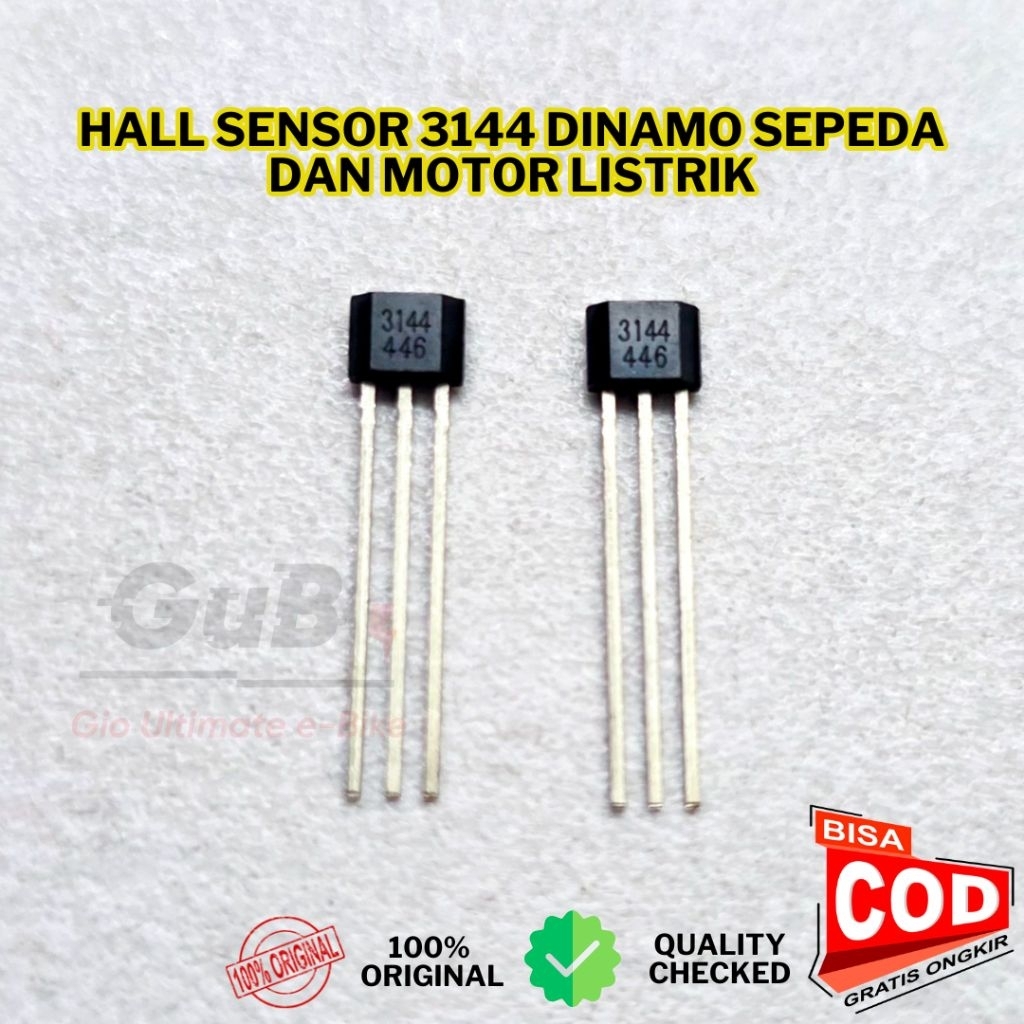 ทรานซิสเตอร์ Hall Sensor Dynamo 3144 A3144 OH3144 Y3144 จักรยานไฟฟ้ามอเตอร์ไฟฟ้าสกู๊ตเตอร์ไฟฟ้า