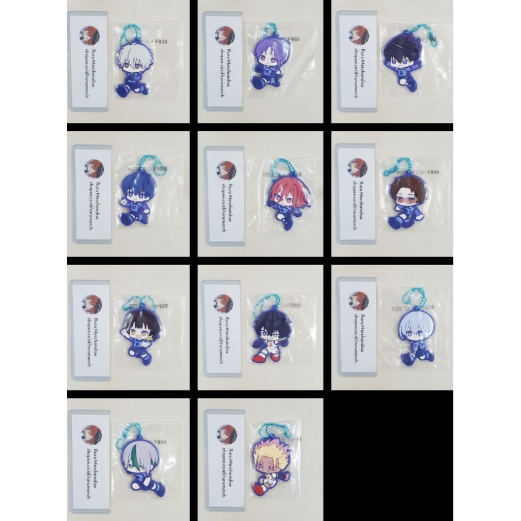 Blue Lock VS U-20 Japan Ichiban Kuji Chibi Rubber Charm