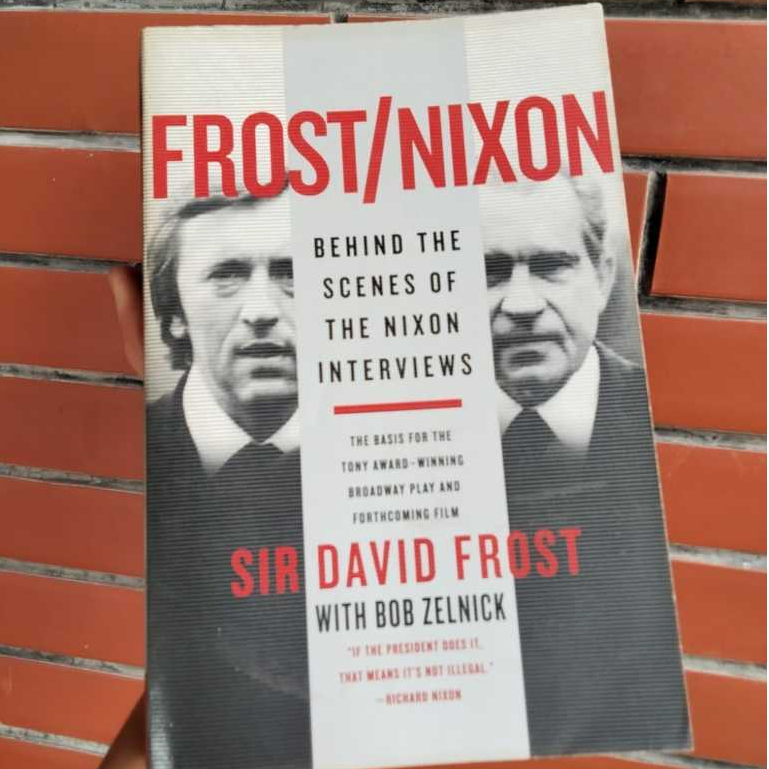Sir David Frost Frost/Nixon: หลังฉากของ The Nixon สัมภาษณ์หนังสือที่สังเกตการณ์ภาษาอังกฤษ Memoar Pre