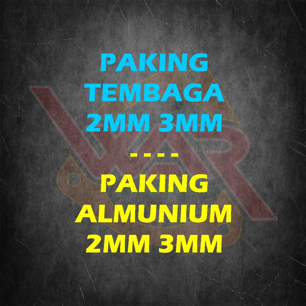 WARTECH ทองแดง GASKET 2 มม.3 มม.อลูมิเนียม GASKET 2 มม.3 มม.ฟรีขอเส้นผ่านศูนย์กลางอลูมิเนียม COPPER 