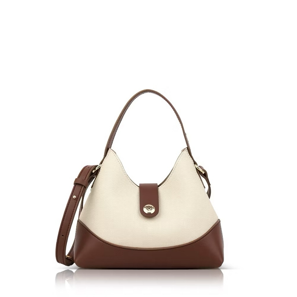 Les Catino กระเป๋า ARELA PIQUE BRUNETTE ใหม่