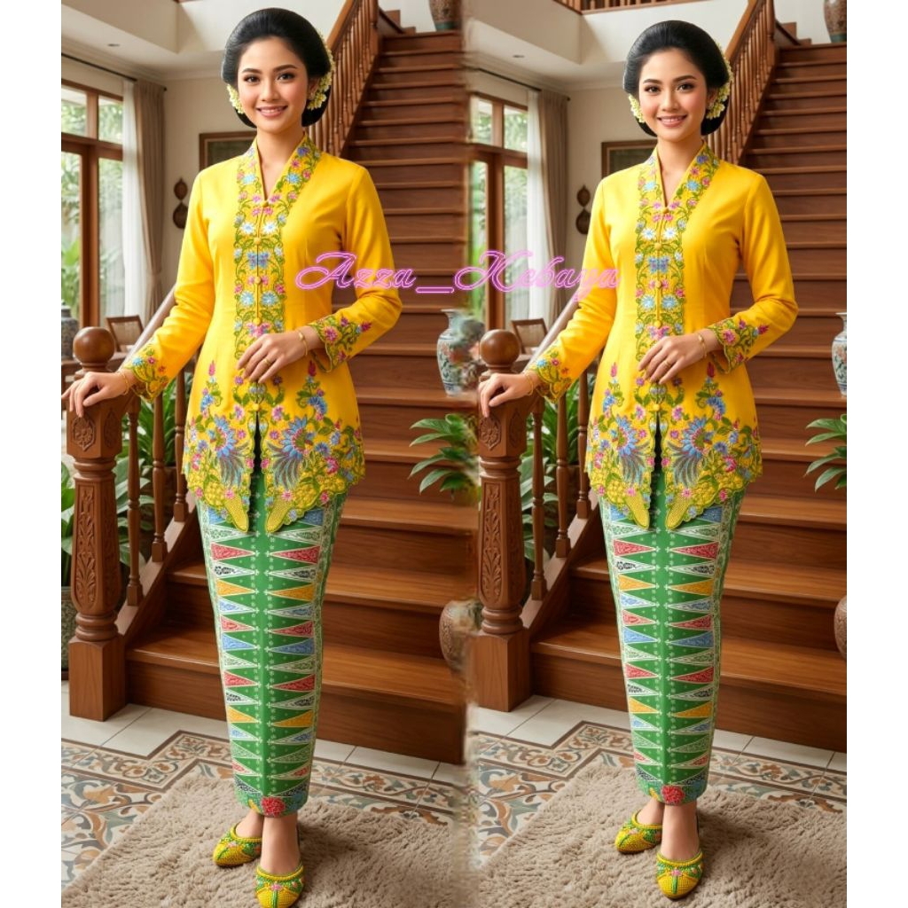 BETAWI TRADITIONAL ENCIM KEBAYA SET // LONG-SLEEVED ADULT ENCIM KEBAYA // MODERN ENCIM KEBAYA // ADU