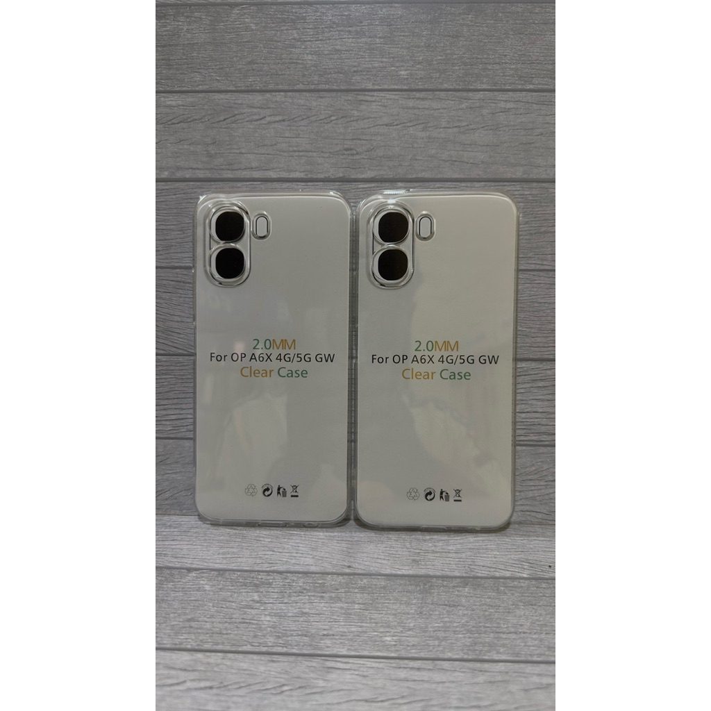 เคสใสแบบนิ่มสําหรับ Oppo A6X 4G, Oppo A6X 5G