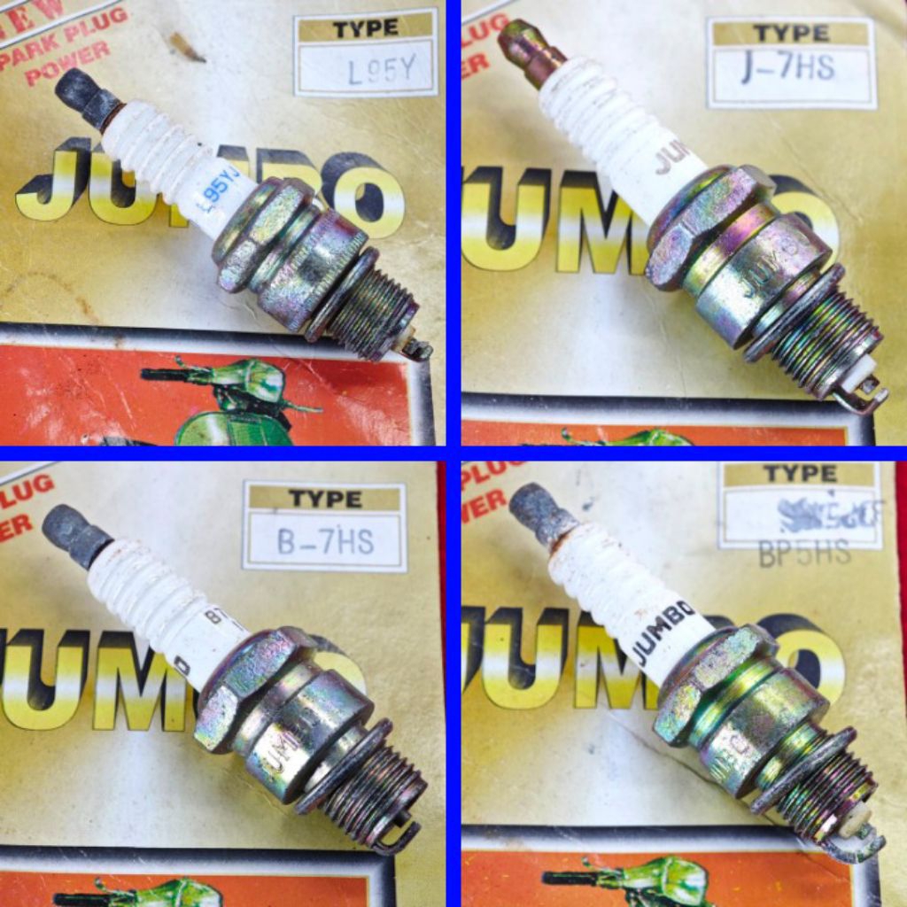 (DPN RK) JUMBO SPARK PLUG VESPA L95Y B-7HS B-7HSJ BP5HS J7HS
