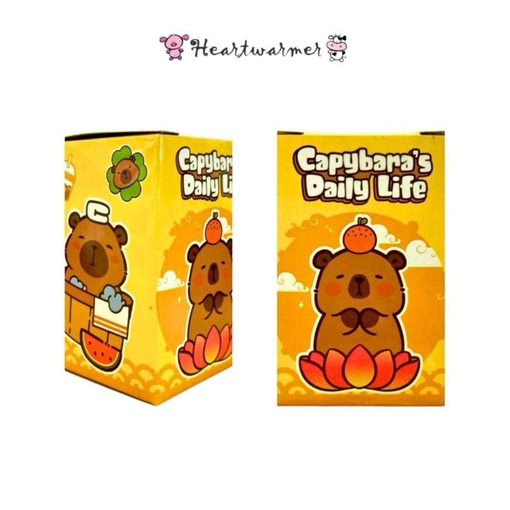 GANTUNGAN Capybara Daily Life พวงกุญแจกล่องตาบอด STPJ07D4B