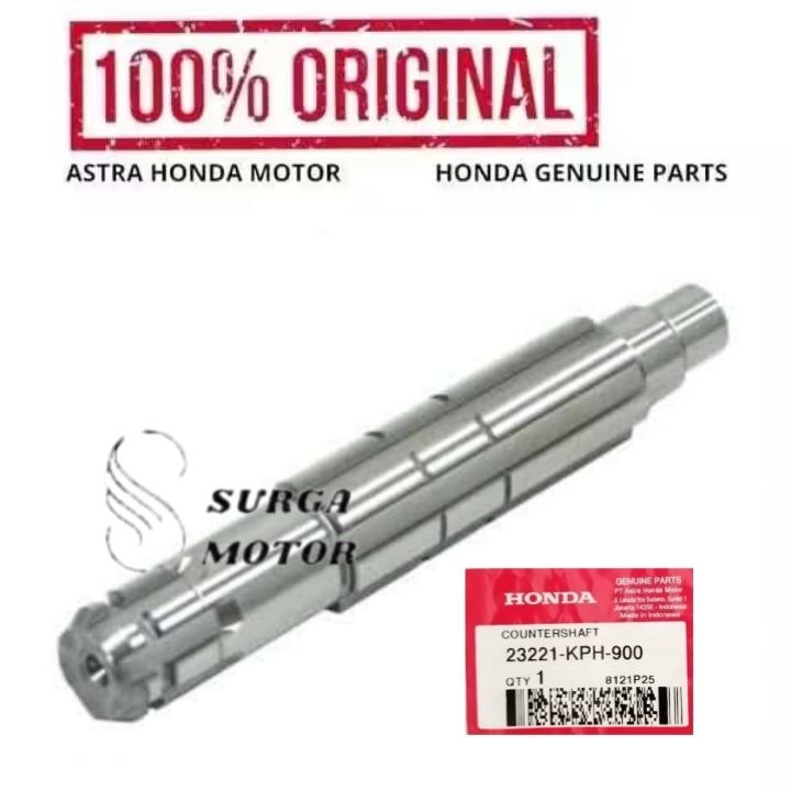 Countershaft Ger มอเตอร์เกียร์หน้า Supra X 125 Karisma Kirana 23221KPH900 23221-KPH-900 HGP