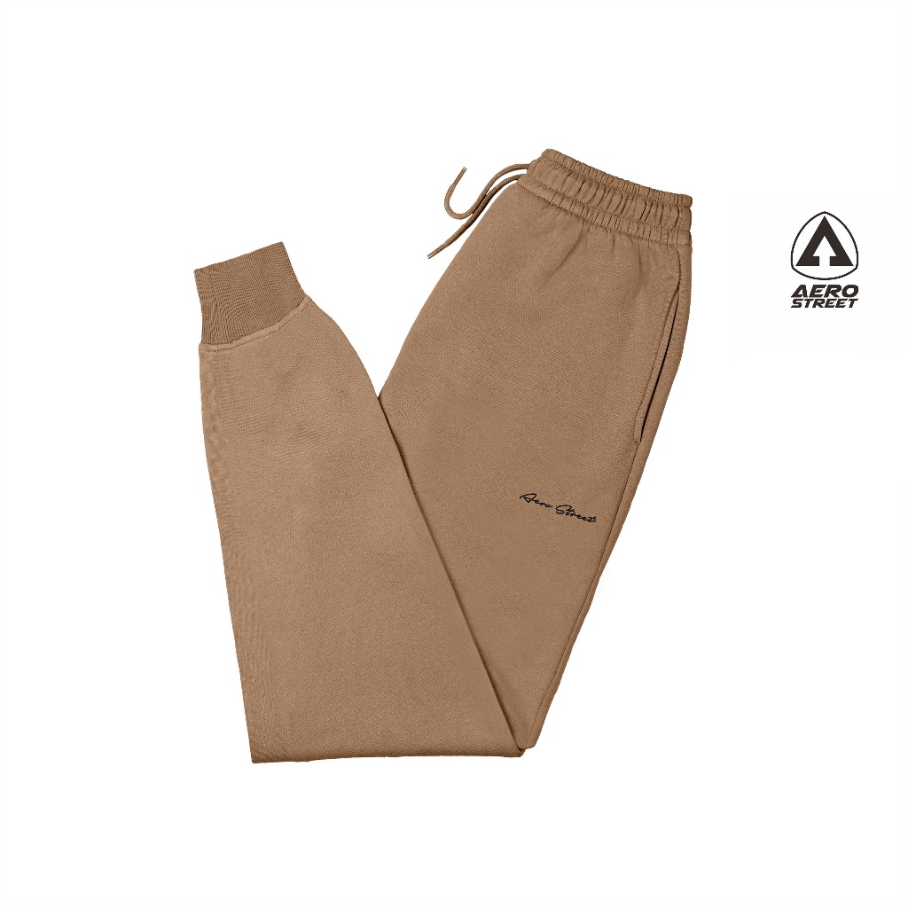 Aerostreet Jogger Long Pants Draco Brown Jogger Pants EBAAA