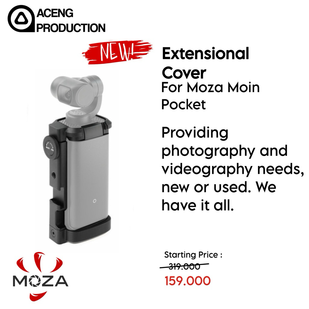 Moza Extension Cover สําหรับ Moza Moin Pocket