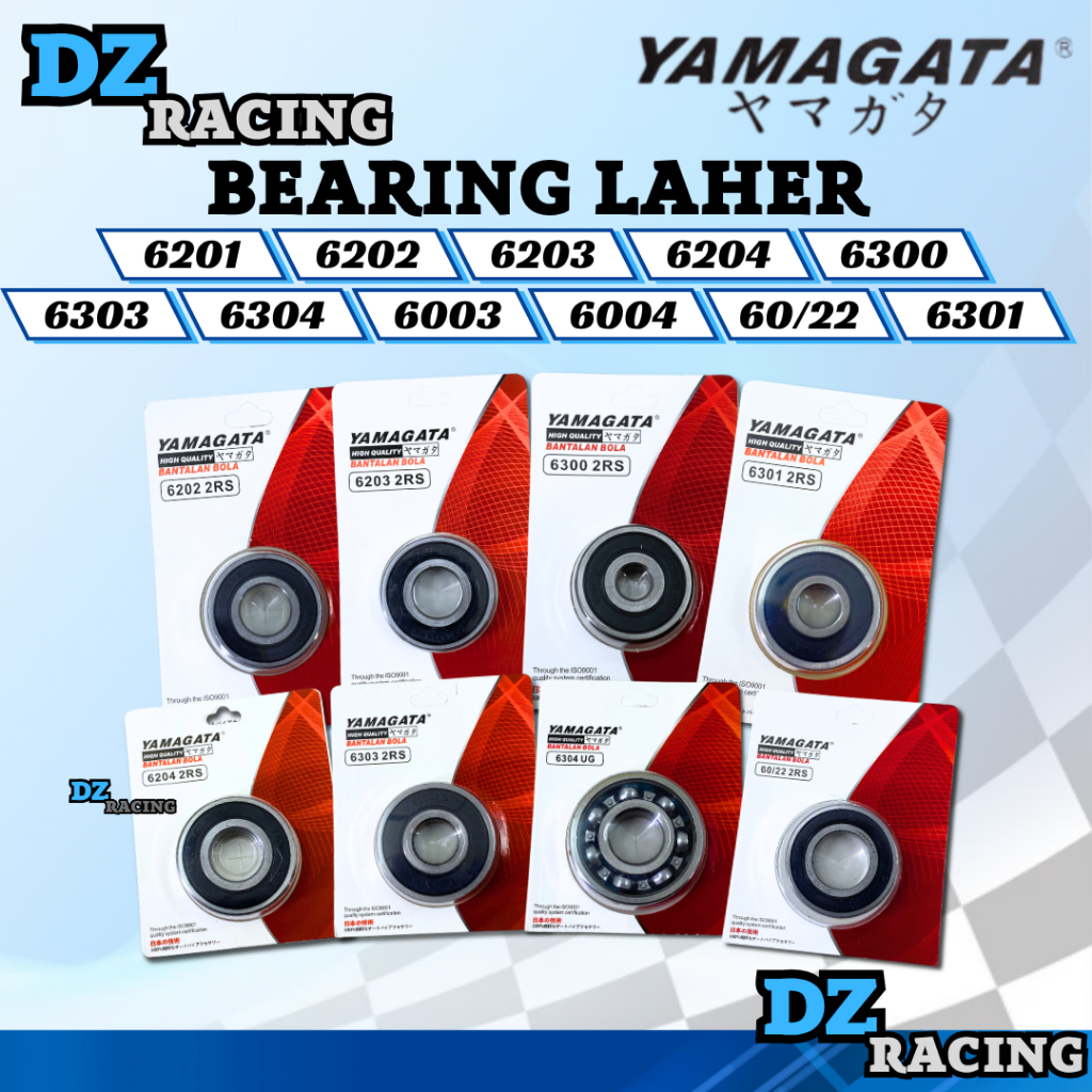 YAMAGATA BEARING ขนาด 6201 6300 2RS 6202 2RS 6203 2RS 6205 2RS 6300 2RS60/22 2RS 62/22 2RS