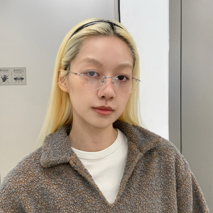 แว่นตาออปติคอลสําหรับสายตาสั้น, บลูเรย์, ป้องกันรังสี, โฟโตโครมิก, bluechromic, Frameless Aviator Ty