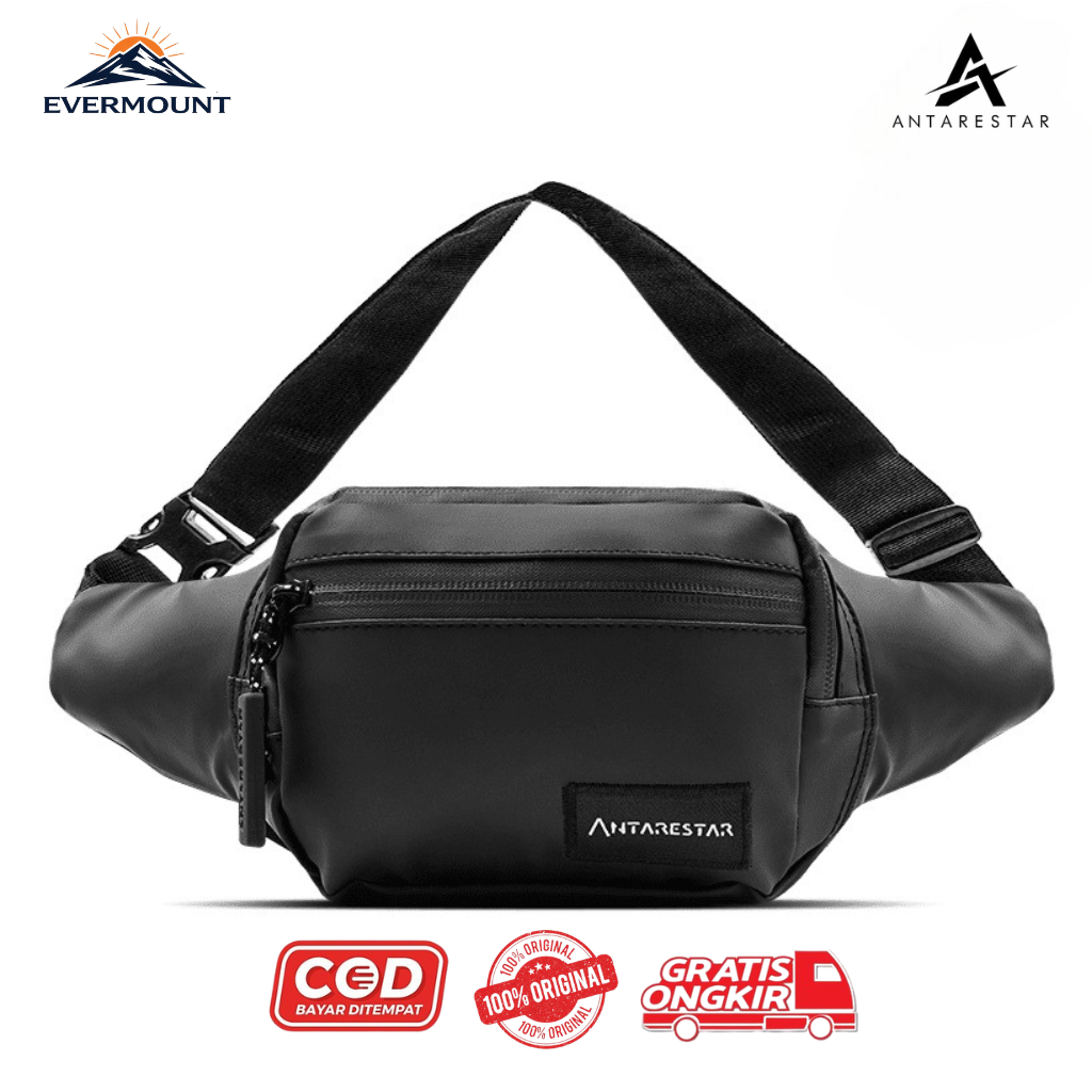 ANTARESTAR Waistbag Rocky - Sling Bag - ROCKY BLACK