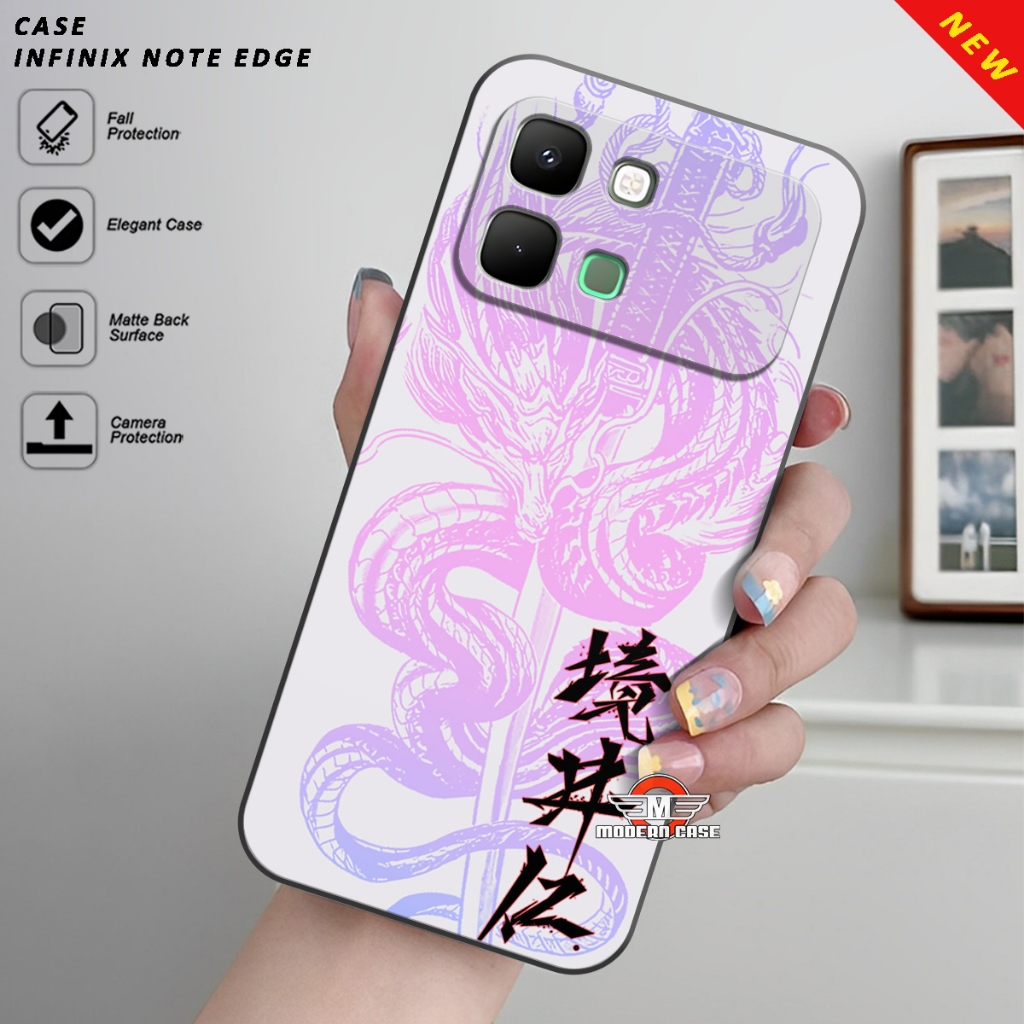 [NS4] Softcase สําหรับ Infinix Note Edge Silicone Case ใหม่ 2026 - เคส Infinix - เคสยางเต็มรูปแบบสํา