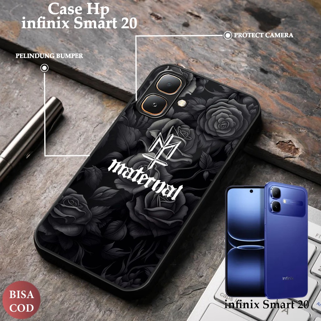 เคส Hp สําหรับ infinix Smart 20 ปลอก hp Smart 20 ปลอกซิลิโคนและตัวป้องกันกล้อง infinix Smart 20 Soft