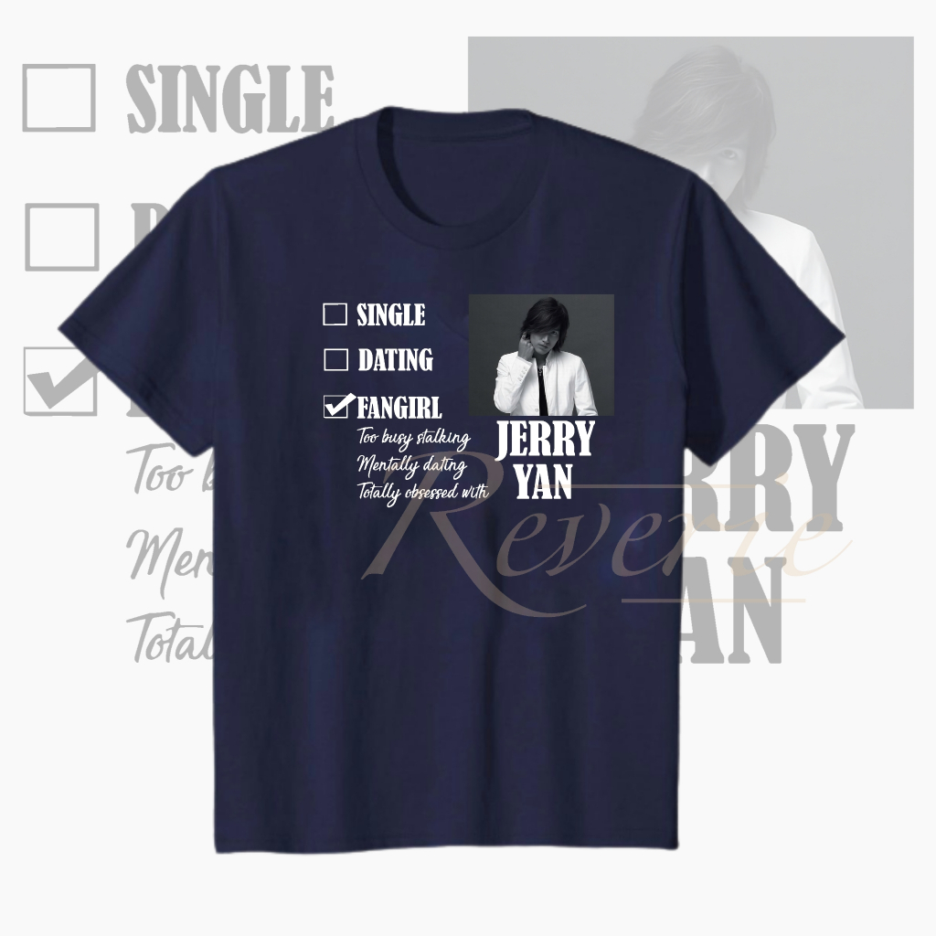 เสื้อยืดแฟนๆ เด็กผู้หญิง JERRY YAN MERCH CONCERT 2026 F4 FEVER MANDARIN SINGER F-FOREVER F
