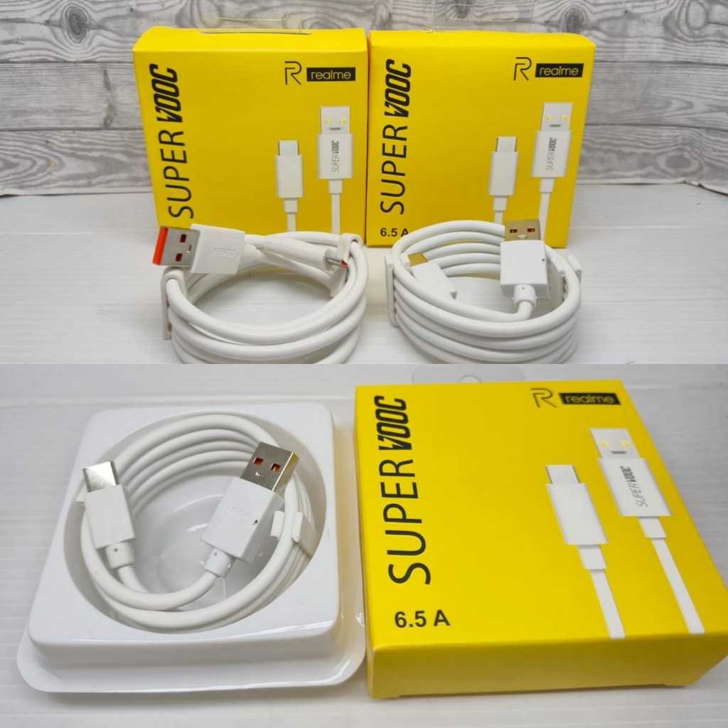 สายเคเบิลข้อมูล REALME SUPERVOOC ORIGIN FAST CHARGING 6.5A