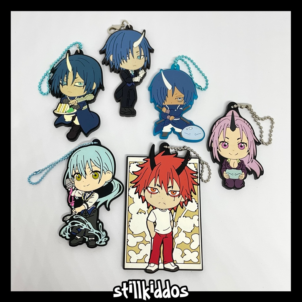 OFFICIAL MERCHANDISE [That Time I Got Reincarnated as a Slime ] พวงกุญแจยาง rimuru thal time ฉันได้ร