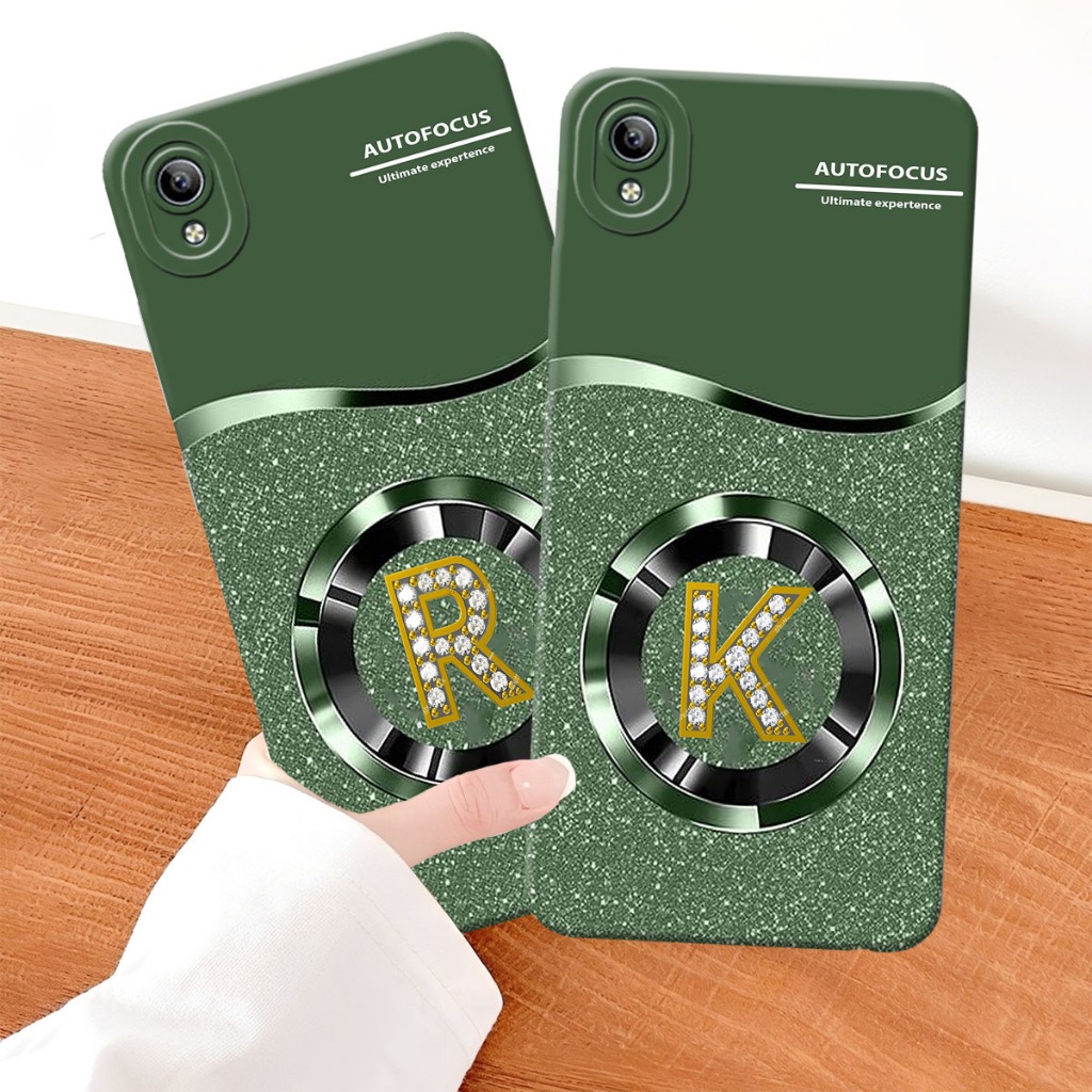 (FA-01) VIVO Y91C - Y1S Softcase Procamera Silicon Case motif name green new Silicon - HP Casing - S