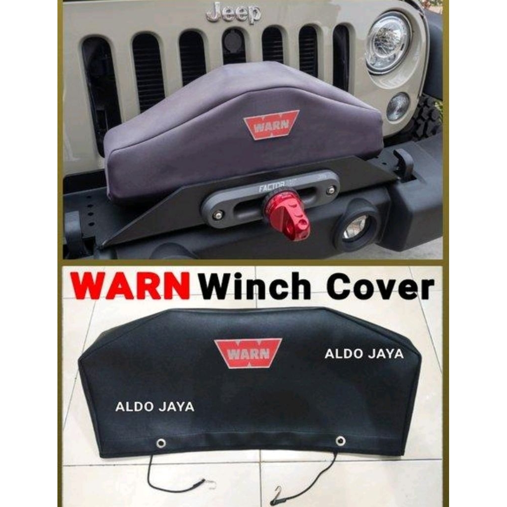Aul Winch Cover Universal WARN Evo Tabor 4 Winch Black Horse ฯลฯ กล่องควบคุมตรงกลาง