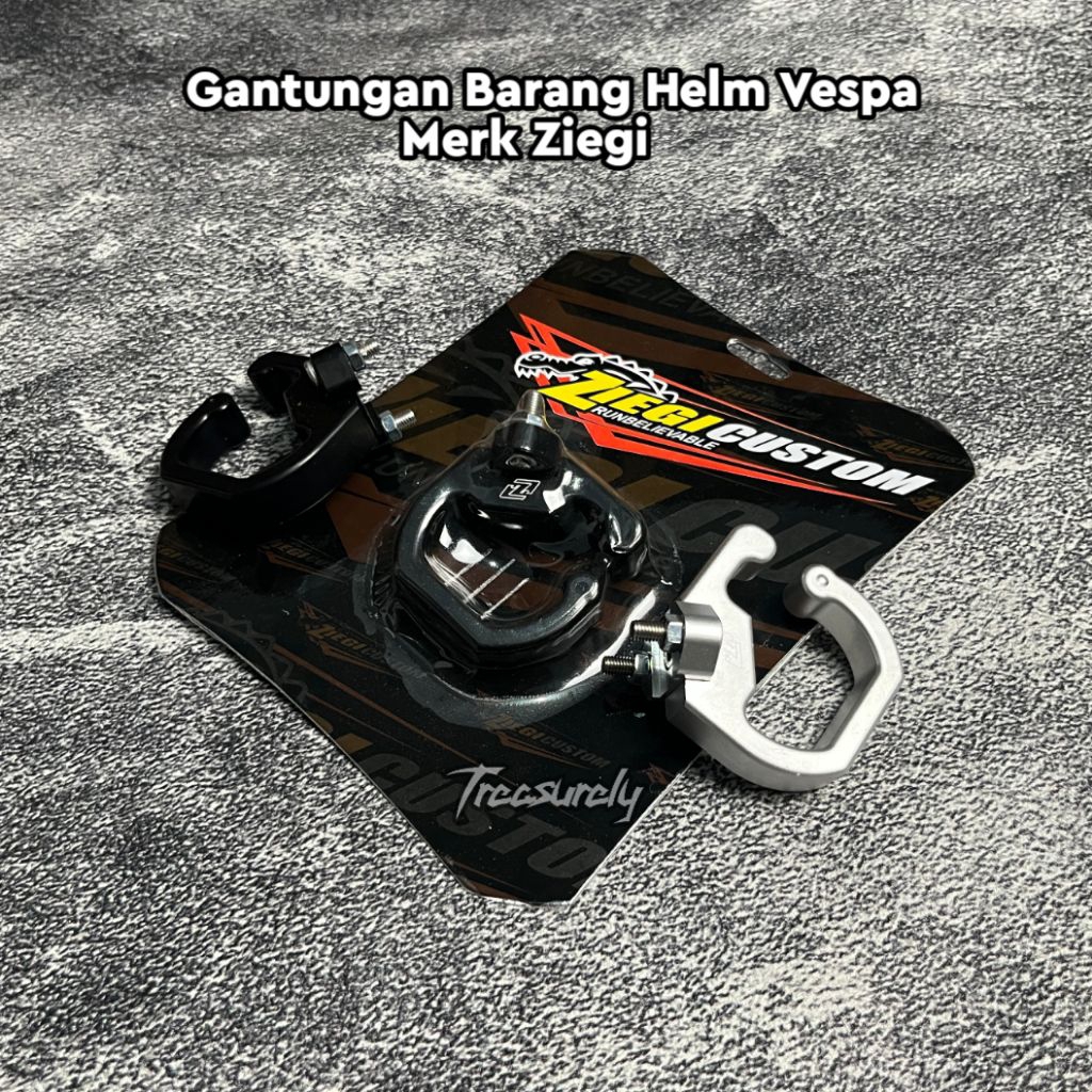 GANTUNGAN Zeige ที่แขวนหมวกกันน็อค Vespa ยี่ห้อ