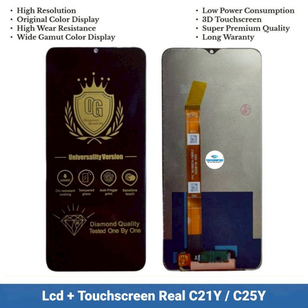 Lcd + หน้าจอสัมผัส Realme C21Y - C25Y