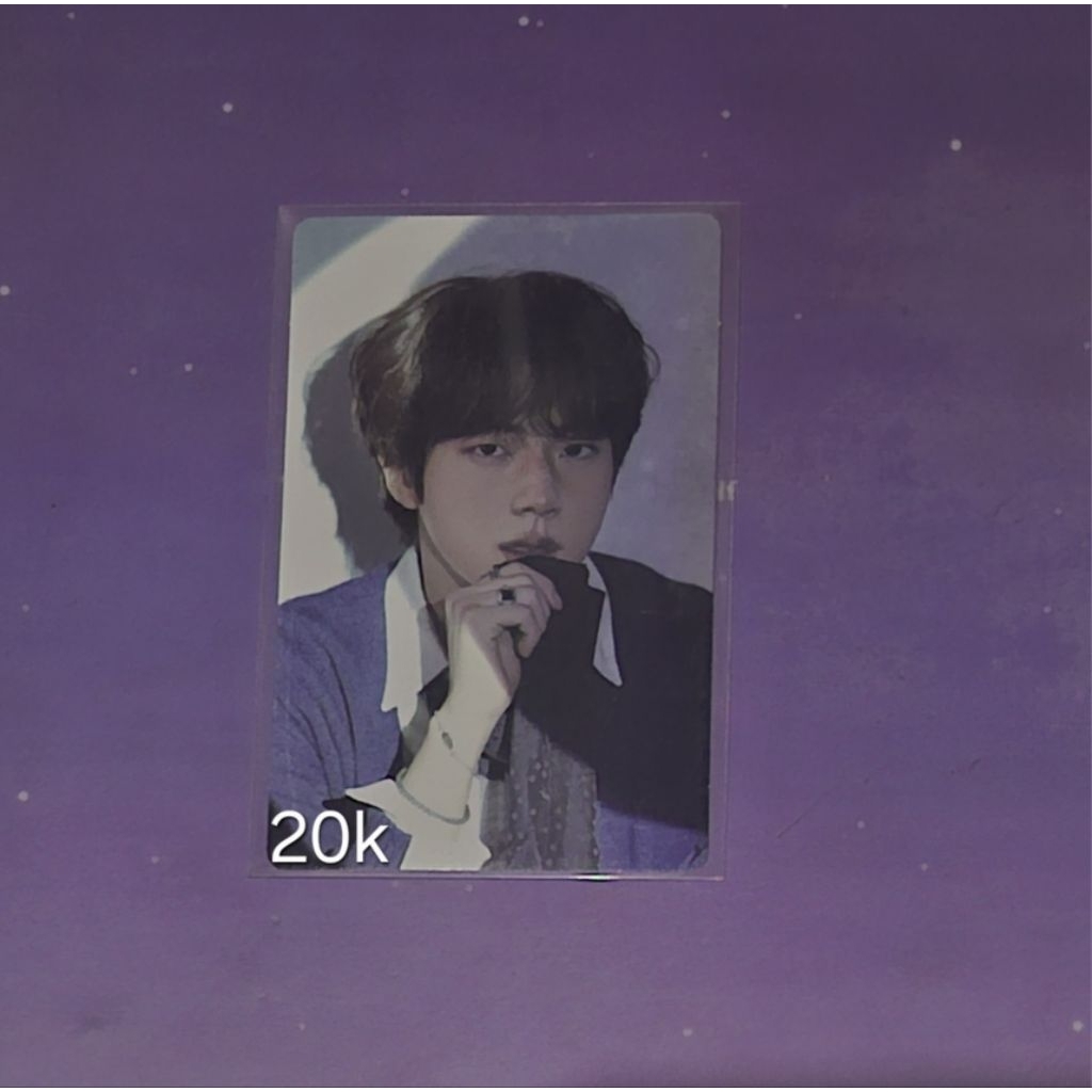 Photocard Official Namjoon Seokjin Hoseok Yoongi Jimin Taehyung Jungkook BTS