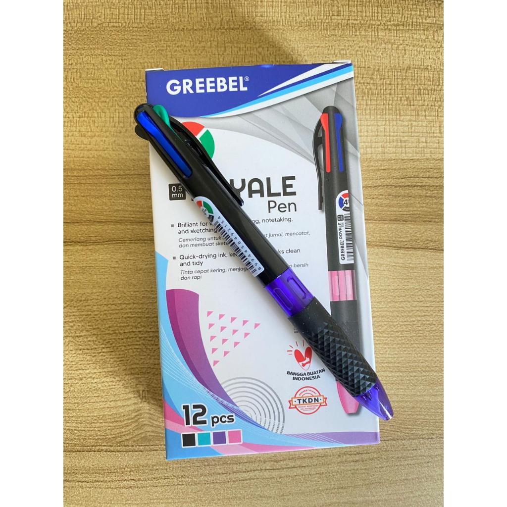 ปากกา Greebel Royale 4-in-1 (1 ชิ้น) - ปากกาหลากสีคุณภาพ