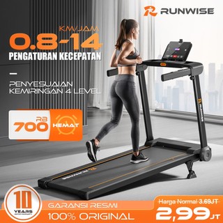 RUNWISE Treadmill Marathon M5 - Motor Brushless Kelas F Tahan Panas & Hemat Energi