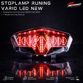 STOPLAMP RUNNING VARIO 125 150 LED NEW 7 MODE LAMPU BELAKANG VARIO LED CUSTOM TERANG