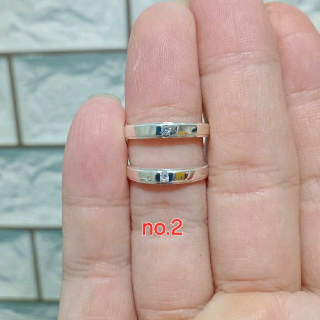 COUPLE RING / COUPLE RING / WEDDING RING / WEDDING RING NO.2 (เงิน 925)