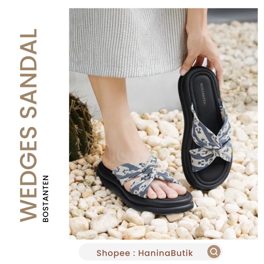WEDGES PLATFORM BATIK SANDALS SIZE 39 by สวนผัก