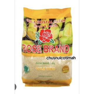 Gula Rose Brand 1 kg / Rosebrand Gula Pasir 1 kg Random Kuning Hijau / Gula Pasir Rose Brand 1 kg