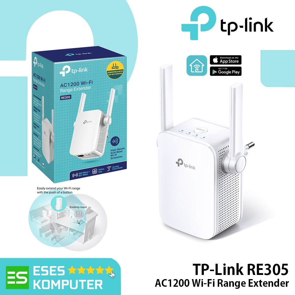 WiFi Range Extender TP-Link RE305 AC1200 Wi-Fi Range Extender