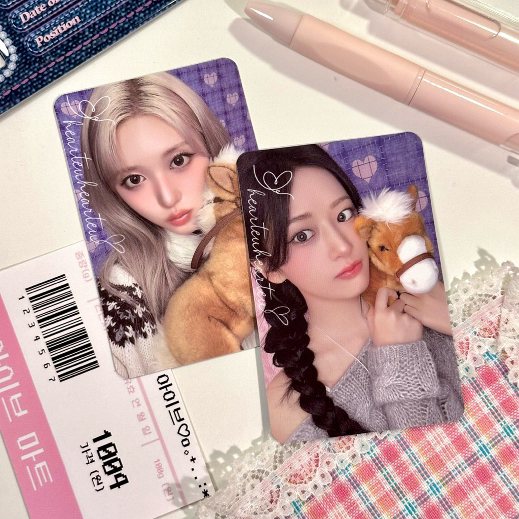 UNGU Hearteuhearteu IVE Ahn Yujin & Kim Gaeul Official Photocard จาก POB Starship Square IVE 2026 "A