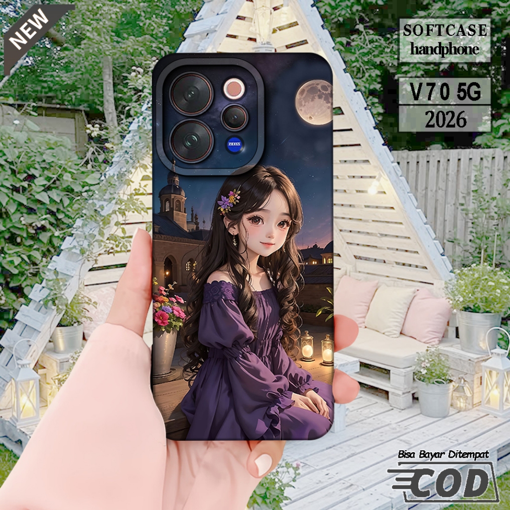 HP ล่าสุด VIVO V70 5G Softcase ล่าสุด VIVO V70 5G เคสโทรศัพท์ 2026 - เคส VIVO V70 5G - ตัวป้องกันโทร