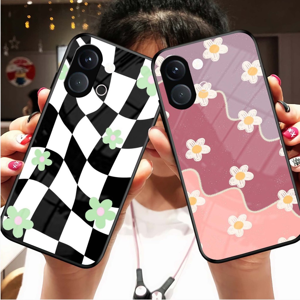 HP MG11 Softcase Glass สําหรับ Vivo Y05 - เคสโทรศัพท์ Vivo Y11d - ตัวป้องกันหน้าจอ Vivo Y05 - เคสโทร