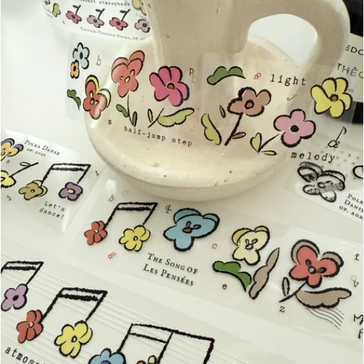 [ใหม่] A Kind of Cafe the Song Lens Penes PET Tape Sticker