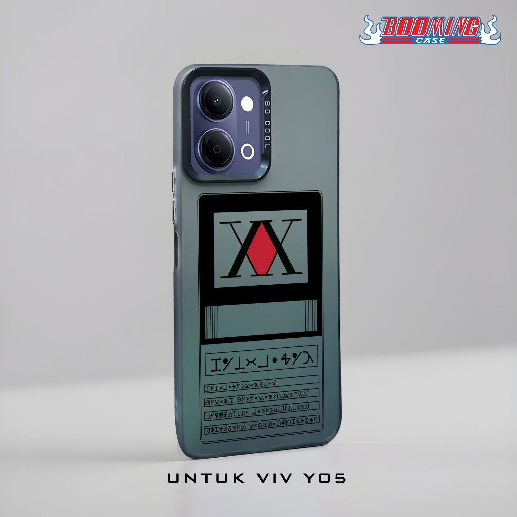 Vivo Y05 Premium Matte Softcase Hybrid IMD Plate Hologram Case - HUNTER X HUNTER Motif - Glossy Casi