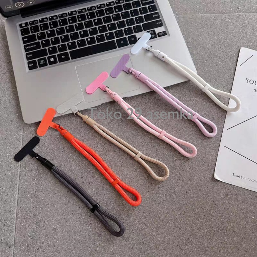 HP STANDARD PHONE STRAP WRIST STRAP MN-2235 FASHION WOMENS CELLPHONE ACCESSORIES PREMIUM MATERIAL WH