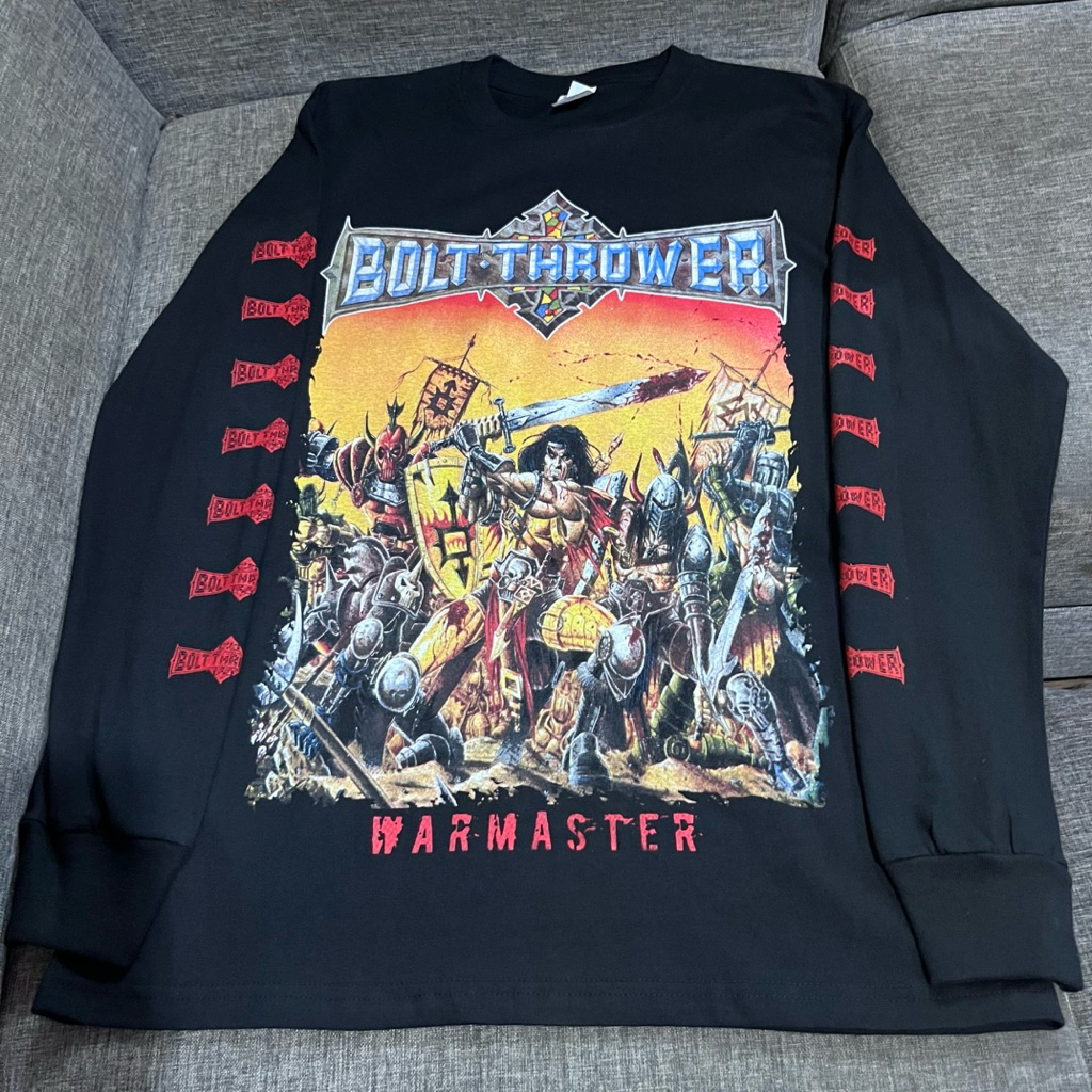 LONGSLEEVE-BOLT THROWER WARMASTER/เสื้อยืดวง