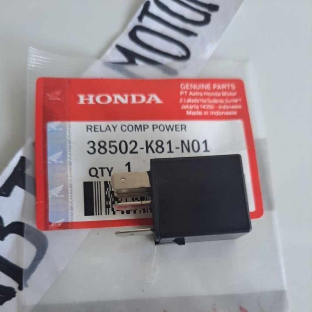 38502-K81-N01 รีเลย์คอมพ์รีเลย์เท้า 5 ชาร์จ BEAT FI SCOOPY ESP GENIO CB 150
