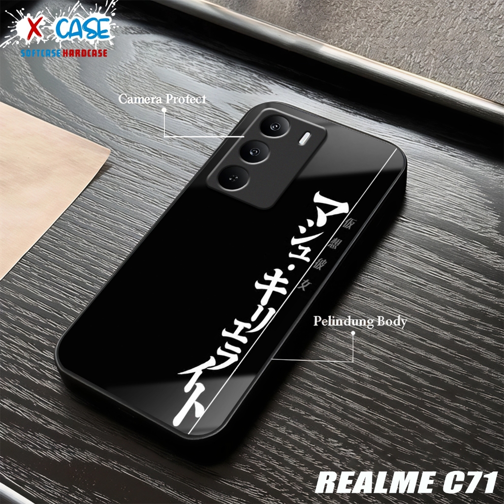 HP REALME C71 Softcase REALME C71 เคสเคลือบเงาปลอกกระจกเงาตัวป้องกันโทรศัพท์อุปกรณ์เสริมโทรศัพท์