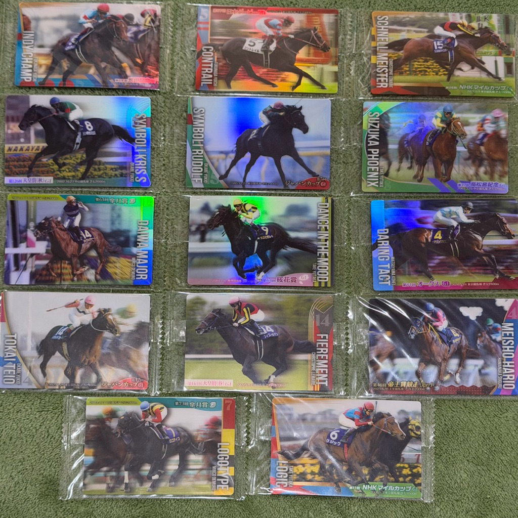 การ์ดเวเฟอร์ Thoroughbreads Horse Collection (2R) Bandai Tokai Teio, Symboi Rudolf, Sสัญลักษณ์, Dari