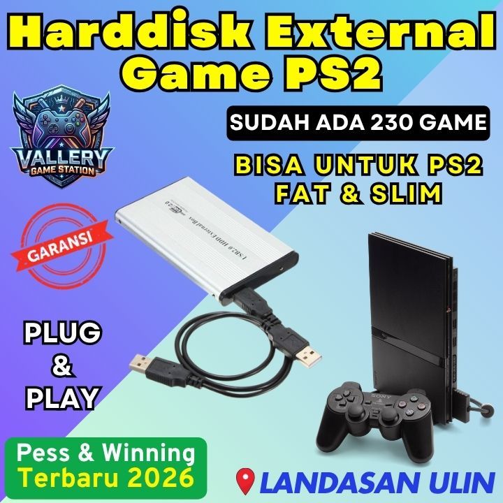 ฮาร์ดดิสก์ภายนอก ps2 เกม HDD
