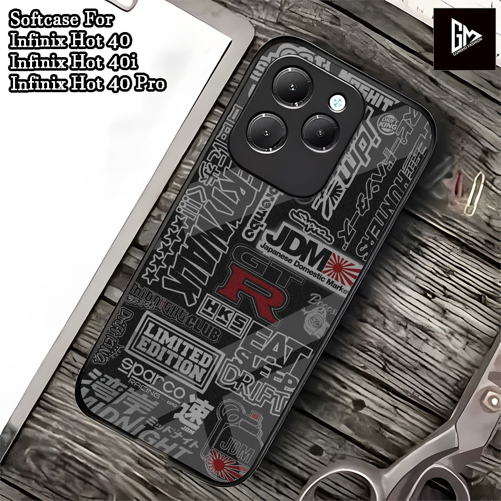 ( 0014) Softcase Glass Kaca Infinix Hot 40 Infinix Hot 40 Pro Infinix Hot 40i ล่าสุด 2024 Case Infin